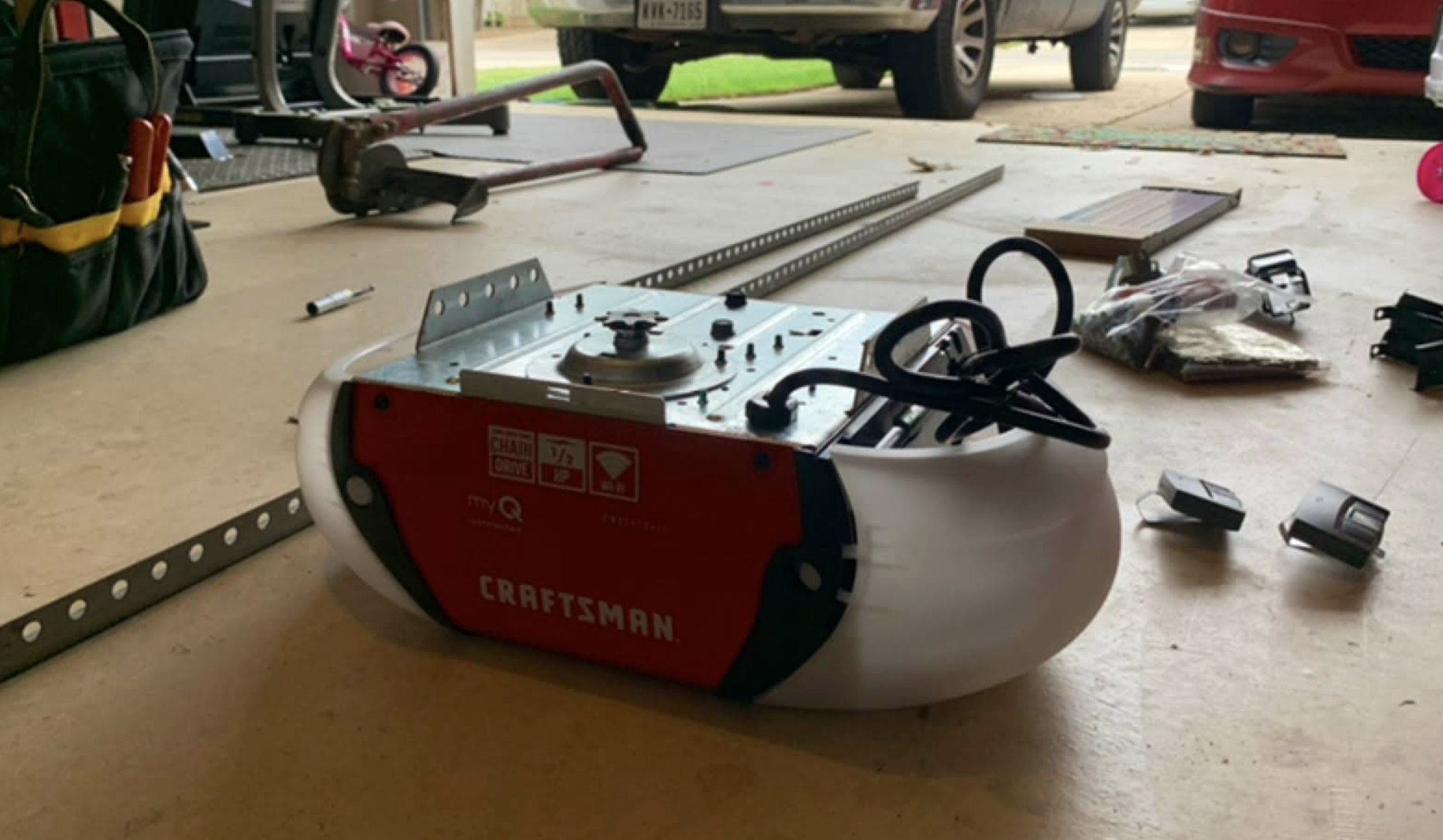 Garage door install